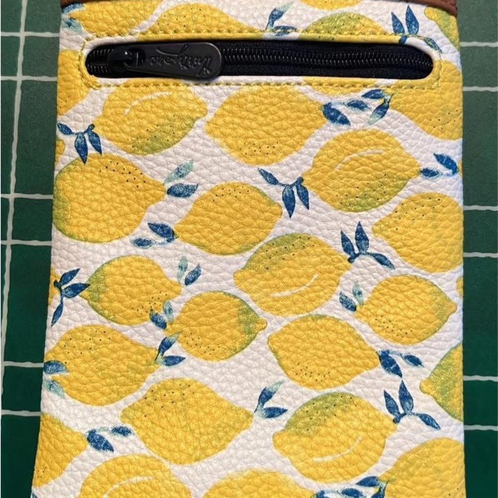 Lemon Print Eye Glass Case